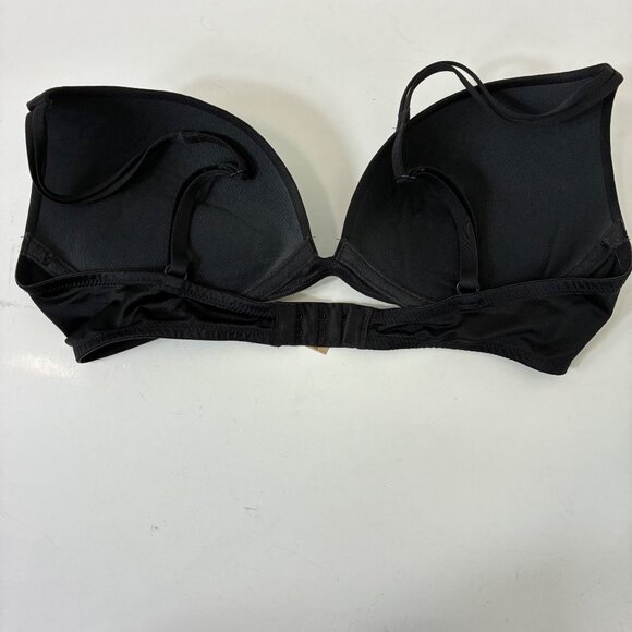 VTG Y2k Wireless Padded Bra Black Size 34C Retro, Coquette - Picture 4 of 8
